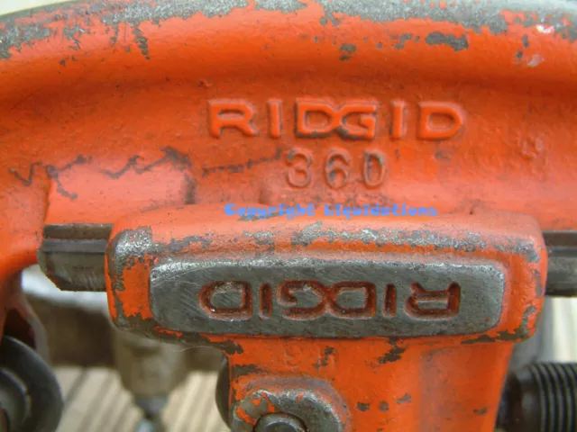 RIDGID 311 Carriage, 341 Reamer, 360 Cutter for RIDGID 300 Pipe Threader 2