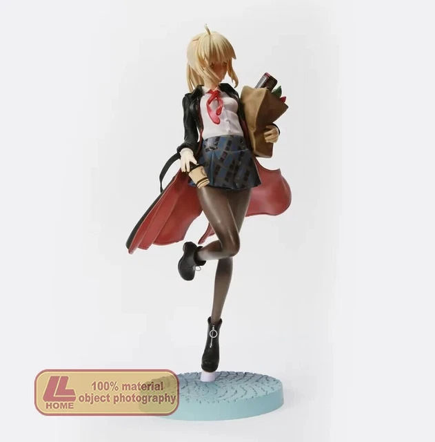 Anime Fate Grand Order Saber Altria Pendragon PVC Action Figure Statue Doll Gift