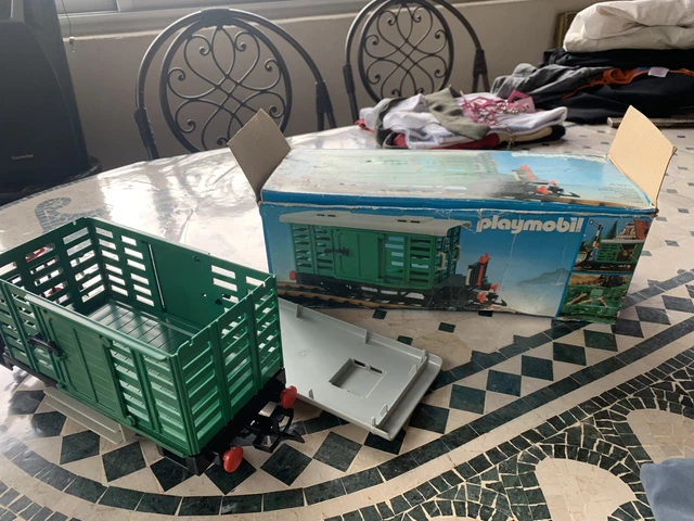 WAGON BÉTAILLÈRE PLAYMOBIL VINTAGE tbe  set n°4101