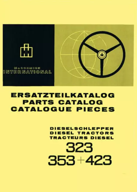 Ersatzteilkatalog IHC 323 353 423 Ersatzteilliste