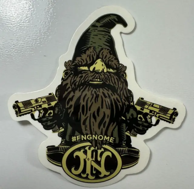 Shot Show FN Gnome Sticker Decal NEW