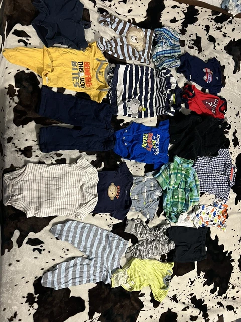 baby boy clothes 0-3 months lot