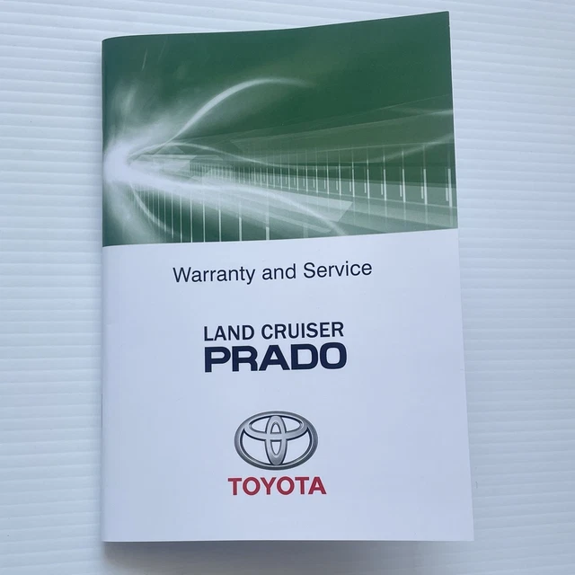 Genuine Toyota Land Cruiser Service History Record Book – Blank & New