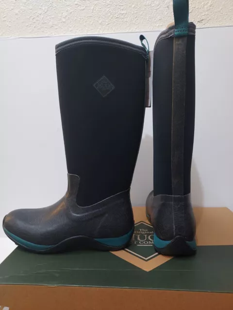 Muck Boot Muck Arctic Adventure Tall Rubber Women's Winter Boots Size 7 Green