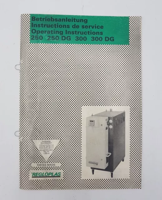 Regloplas Manual de Instrucciones Unidad Control Temperatura 250 250DG 300 300DG