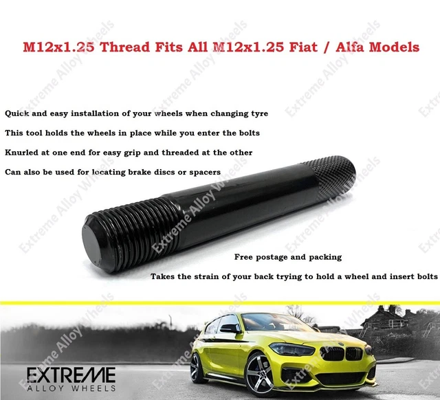 TWD Alloy Wheel Fitment Tool – M14x1.5 Bolt/Nut Alignment For Audi (AT3)