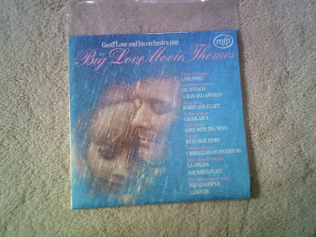 Big Love Movie Themes - Geoff Love and his Orchestra Vinyl Record LP Album