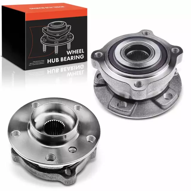 2x Front Left & Right Wheel Hub Bearing Assembly for BMW X5 2010-2012 X6 10-13