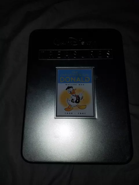 Walt Disney Treasures Dvd Chronological Donald Volume One COA LE w/ tin
