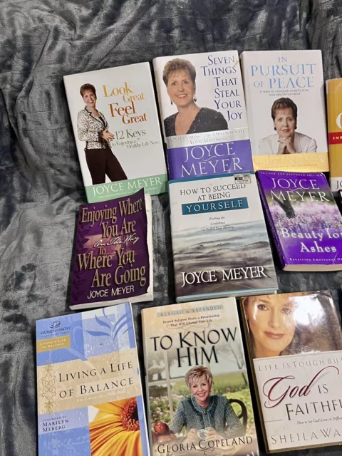 Lot Of 12 Books ~ Christian Woman’s Joyce Meyer Gloria Copeland & More A4 3