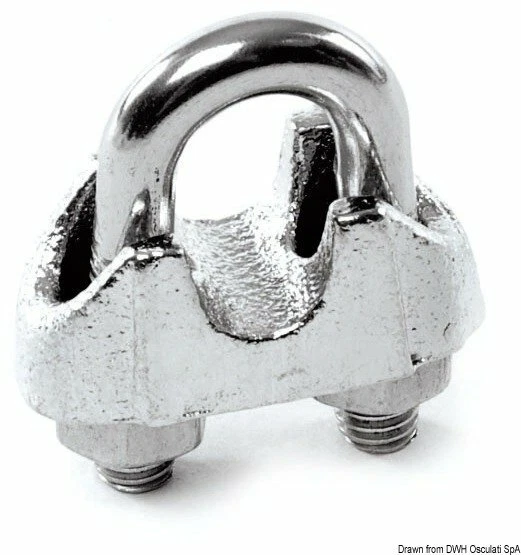 Serrage Clevis Inoxydable 19/21 MM Marque Osculati 04.181.10