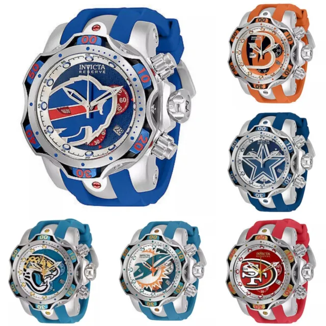 NEW Men's NFL Football Fans Sports Waterproof Watch Fashion Wristwatch Gifts