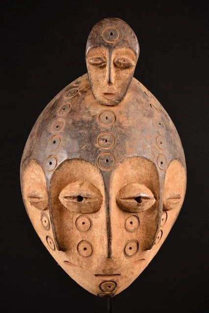 20414 African Old Fang Mask / Mask Gabon