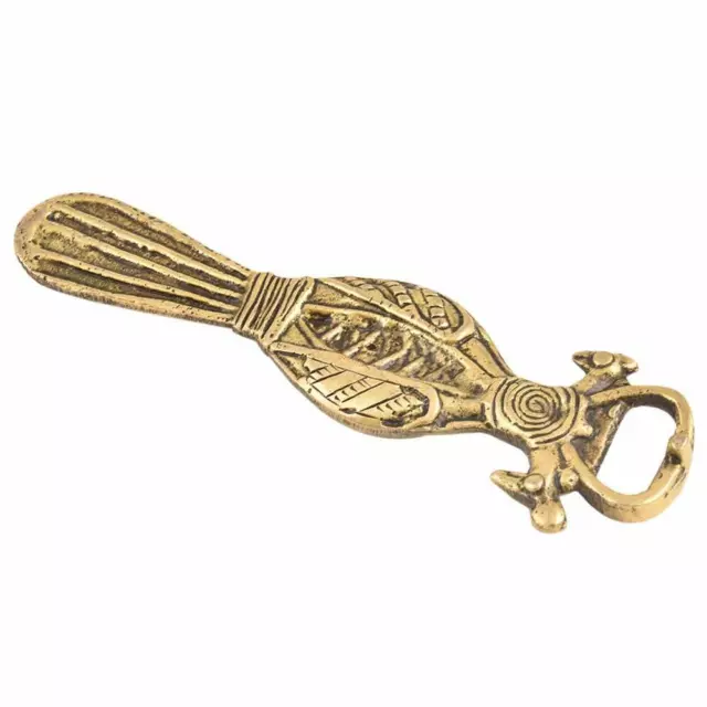Handmade Brass Design of Two Peacock and Tail Pack of 1 Bottle Opener Beer Soda
