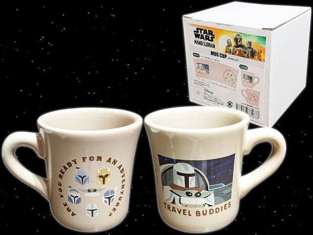 Star Wars The Mandalorian Helmet Icon Mug Cup Inlock Grogu Baby Yoda Armala Di