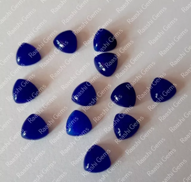 Natürlicher blauer Jade Billion Cabochon 5 mm bis 20 mm loser Edelstein