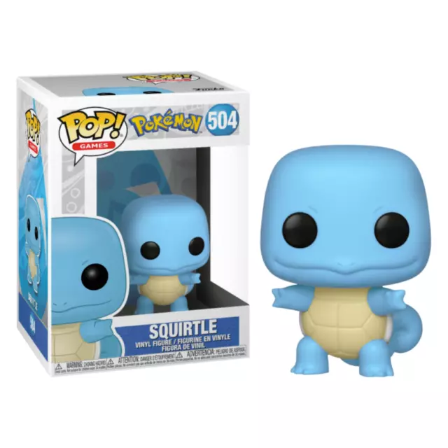 Funko Pop Carapuce (Squirtle) #504 - Pokémon - Games - Figurine Vinyle