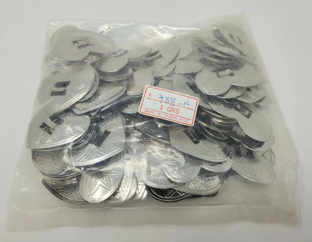 Menge 144 Stück Silber Herz Metall Western Schlitz Conchos Indie Leder Basteln