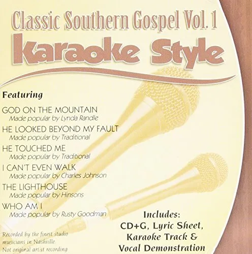 VARIOUS - Daywind Karaoke Style: Classic Southern Gospel Vol. 1 - CD - *NEW*