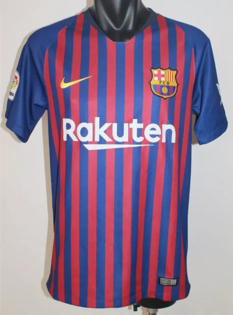 Barcelona FCB Soccer Football Club Jersey Coutinho #7 Size Small Nike Dri-Fit