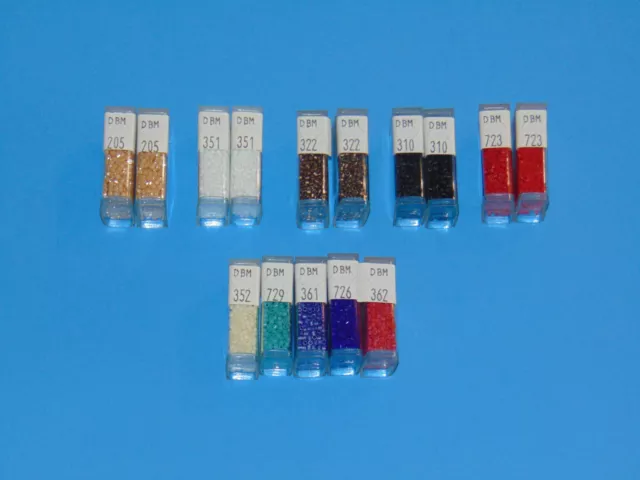 Miyuki Delica 10/0 DBM Seed Bead Variety Vintage Lot of 15 Packs 150 Grams NOS Miyuki Delica 10/0 DBM Seed Bead Variety Vintage Lot of 15 Packs 150 Grams NOS