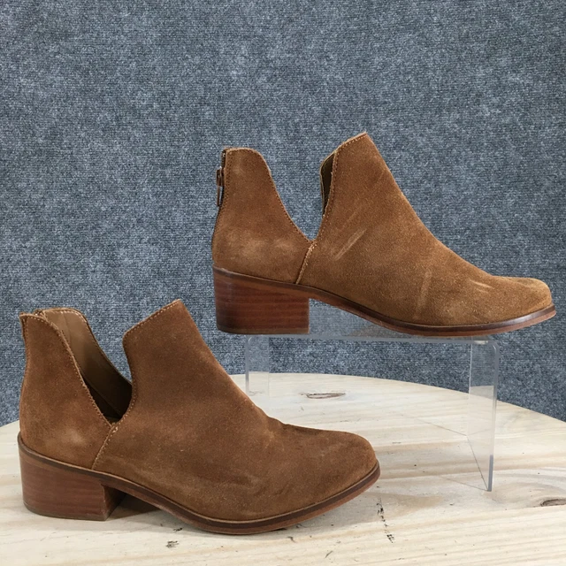 SONOMA BOOTS WOMENS 7.5 M Bette Casual Side Zip Ankle Bootie Grey
