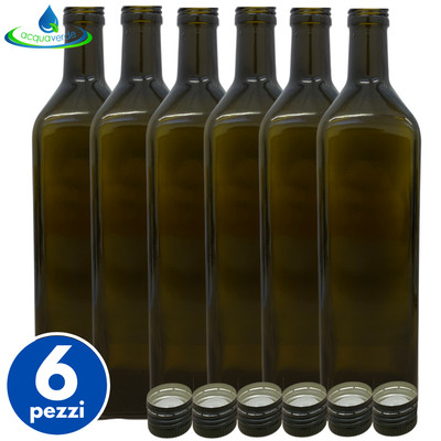 STI Bottiglia Marasca 0.25 Lt per Olio in Vetro con Tappo 
