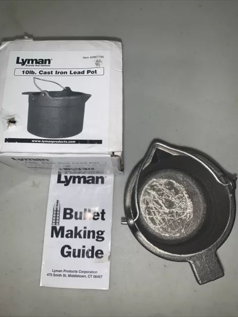 LYMAN 10 LB. CAST IRON LEAD POT