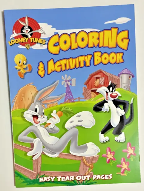 LOONEY TUNES COLORING & Activity Book Bugs Bunny Sylvester The Cat ...