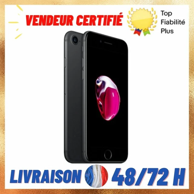 iPhone 7 128 Go NOIR APPLE SMARTPHONE 4,7" RAM 2 Go iOs iCloud Clean Désimlocké
