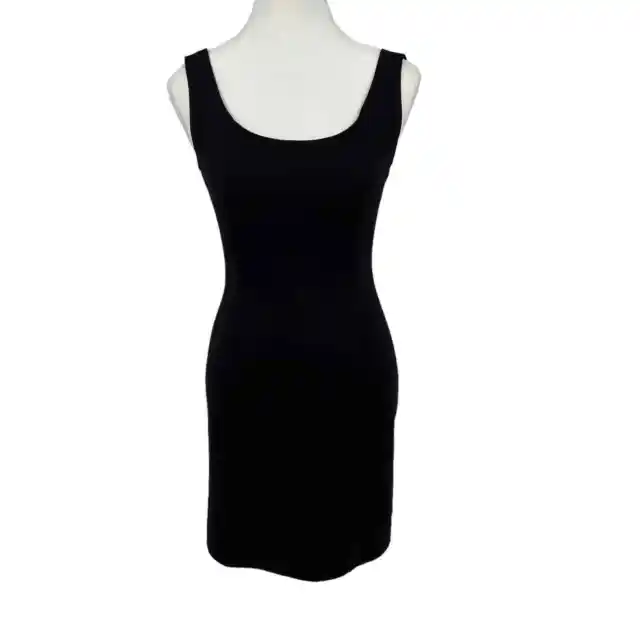 Vintage Mini Dress LBD Per Seption Sleeveless Tank Black Women’s Small