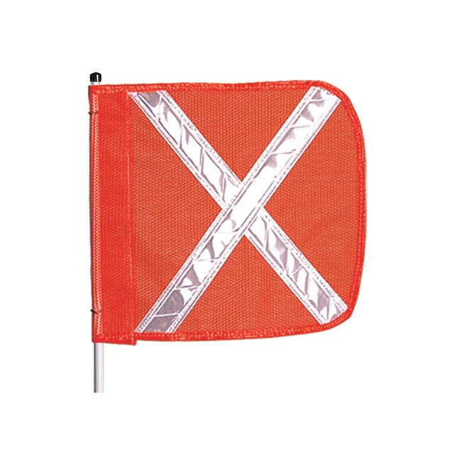 CHECKERS INDUSTRIAL PROD INC FS3X-O Warning Whip,HD,3 Ft,Includes X Flag