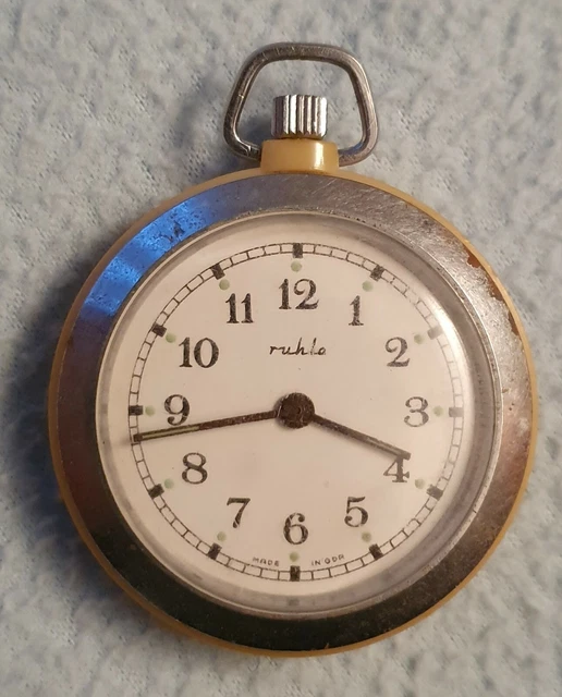 RUHLA Made in DDR Taschenuhr ! Vintage