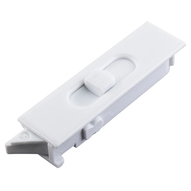 85-932RH-XCP2 Silver Line Snap-In Tilt Latch 85 Series Right Hand Wh...