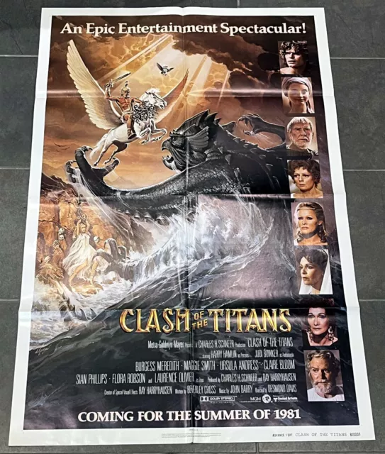 Clash of the Titans Movie Poster 1981 1 Sheet (27x41)