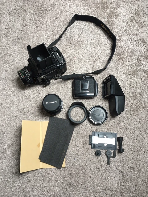 Sammlungsauflösung! Mamiya RB67 Pro analoge Mittelformatkamera 127mm + 65mm