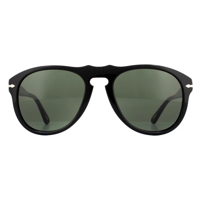 PERSOL SUNGLASSES 0649 95 31 Black Green Steve McQueen 52mm EUR