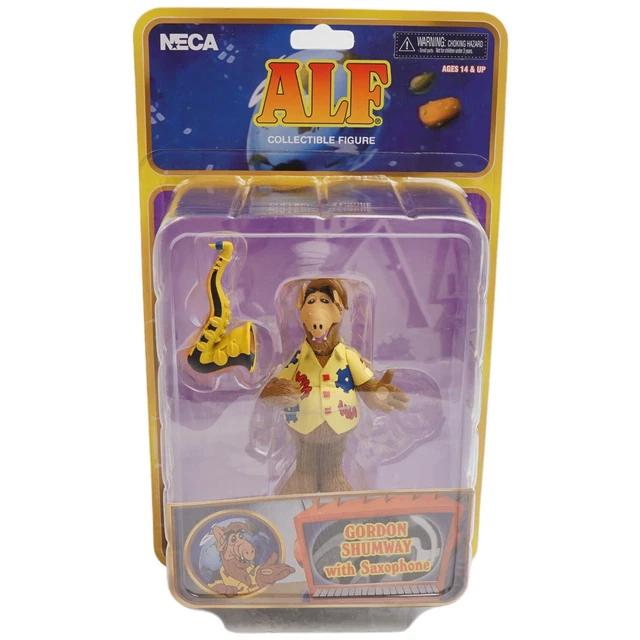 New 2023 NECA ALF Gordon Shumway With Saxophone Action Figure Sealed