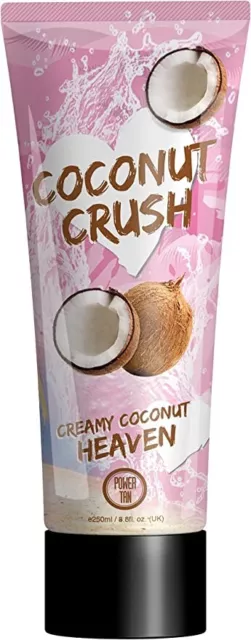 Power Tan Coconut Crush Tanning Lotion Cream - 250ml