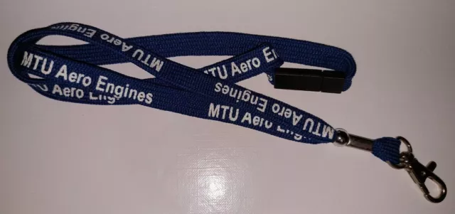 MTU Aero Engines Schlüsselband Lanyard NEU (M123)