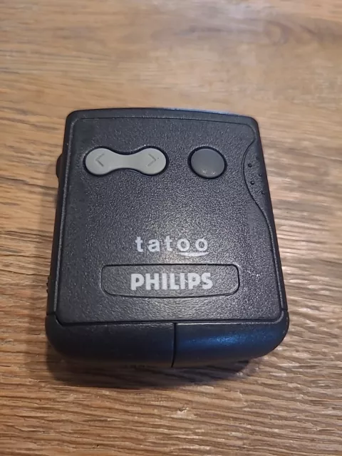 VINTAGE RARE Pager Bipper TATOO Philips Couleur Noir Fonctionne