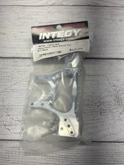 Integy Silver T3876 Aluminum Front Rear Shock Tower Traxxas T-maxx E Maxx BOX D2