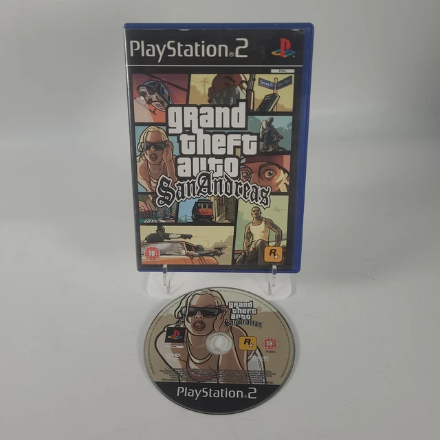 GRAND THEFT AUTO San Andreas Playstation PS2 Action Video Game PAL £6. ...