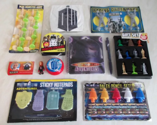 Dr Doctor Who Bundle Job Lot Adventures Gifts Collection inc. Mini Figures Sets