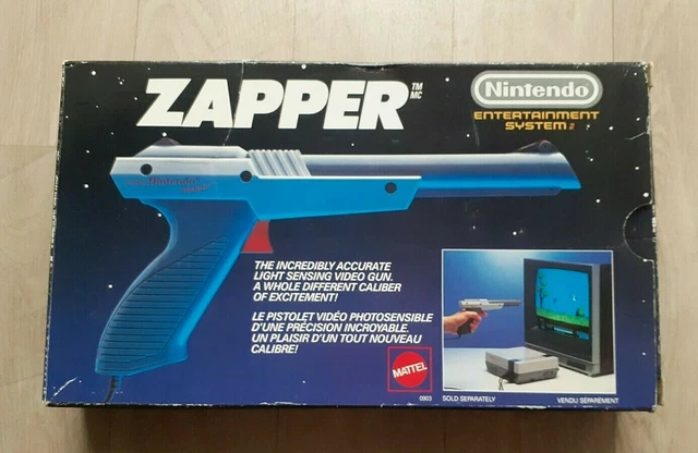 PISTOLET ZAPPER NES MATTEL EDITION GREY GUN - Nintendo NES - CAN - Bon ...
