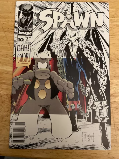 Spawn #10 Newsstand Variation Image Comics 1993 Cerebus Dave Sim Todd McFarlane