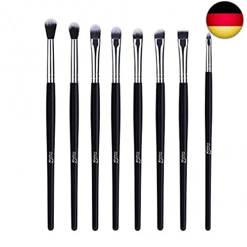 MSQ 8pcs Lidschatten Make-Up Pinsel Set Kosmetik zum Auftragen von Augen Makeup