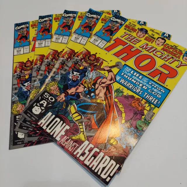 Thor #434, 1991 Marvel comic,- VF/G 1991 5x Copies