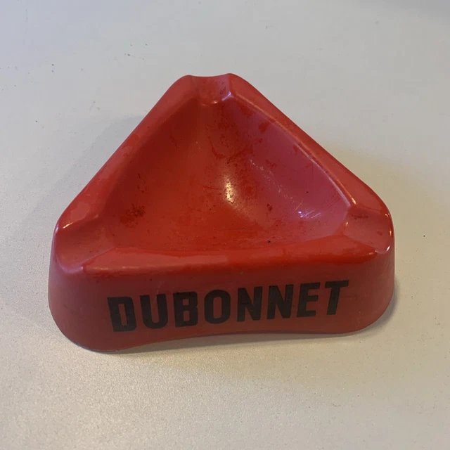 Cendrier publicitaire ancien DUBONNET quinquina vers 1960