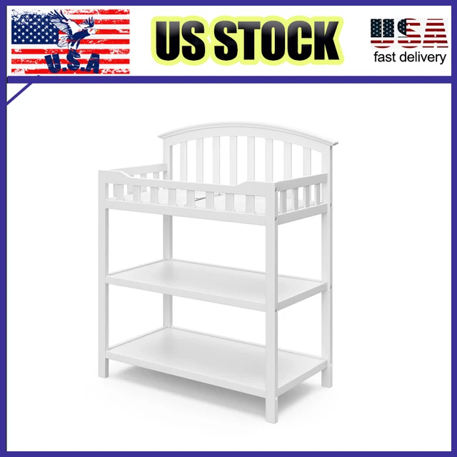 Graco Changing Table with Changing Pad by Graco, White